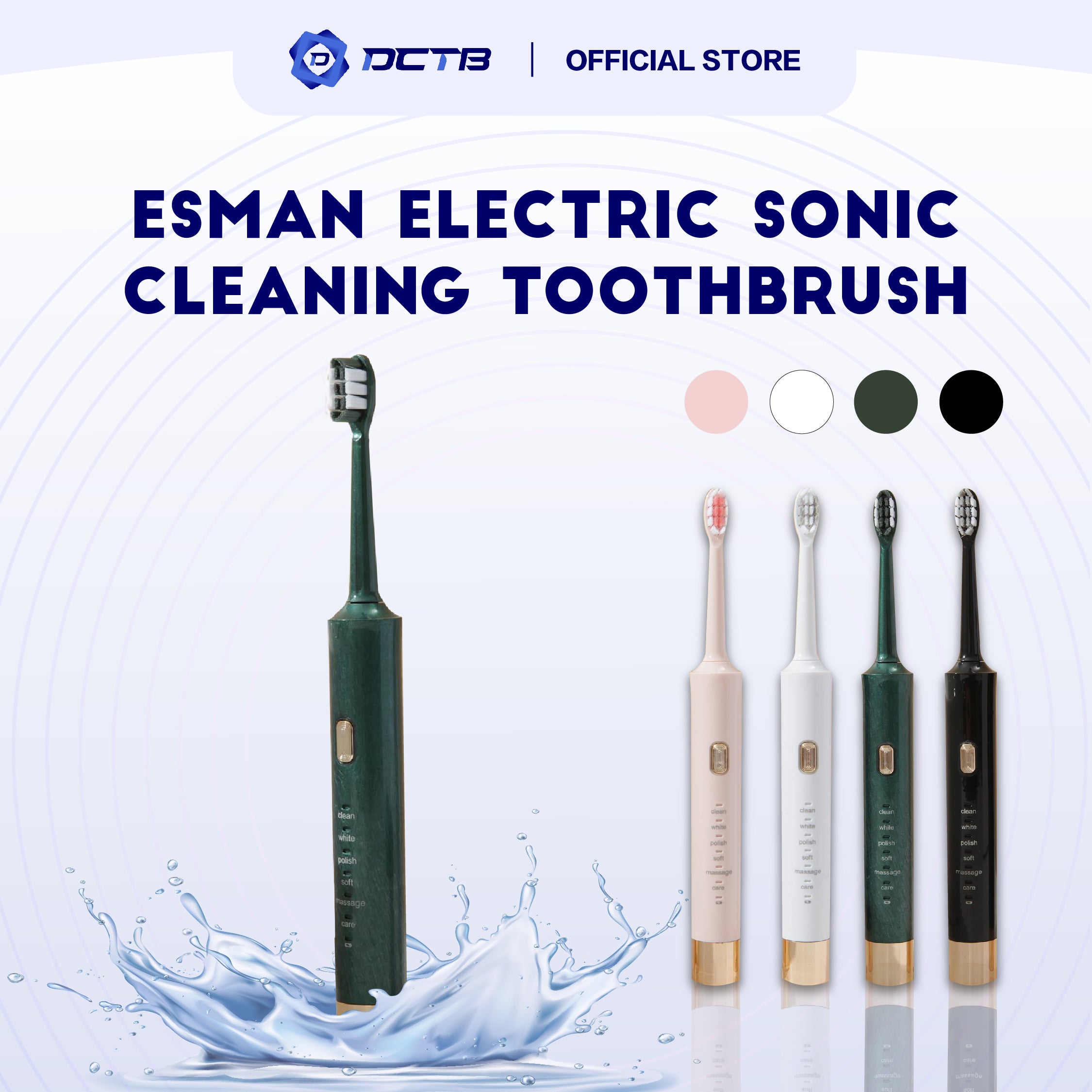 Esman Electric Sonic Cleaning Toothbrush - DCTB